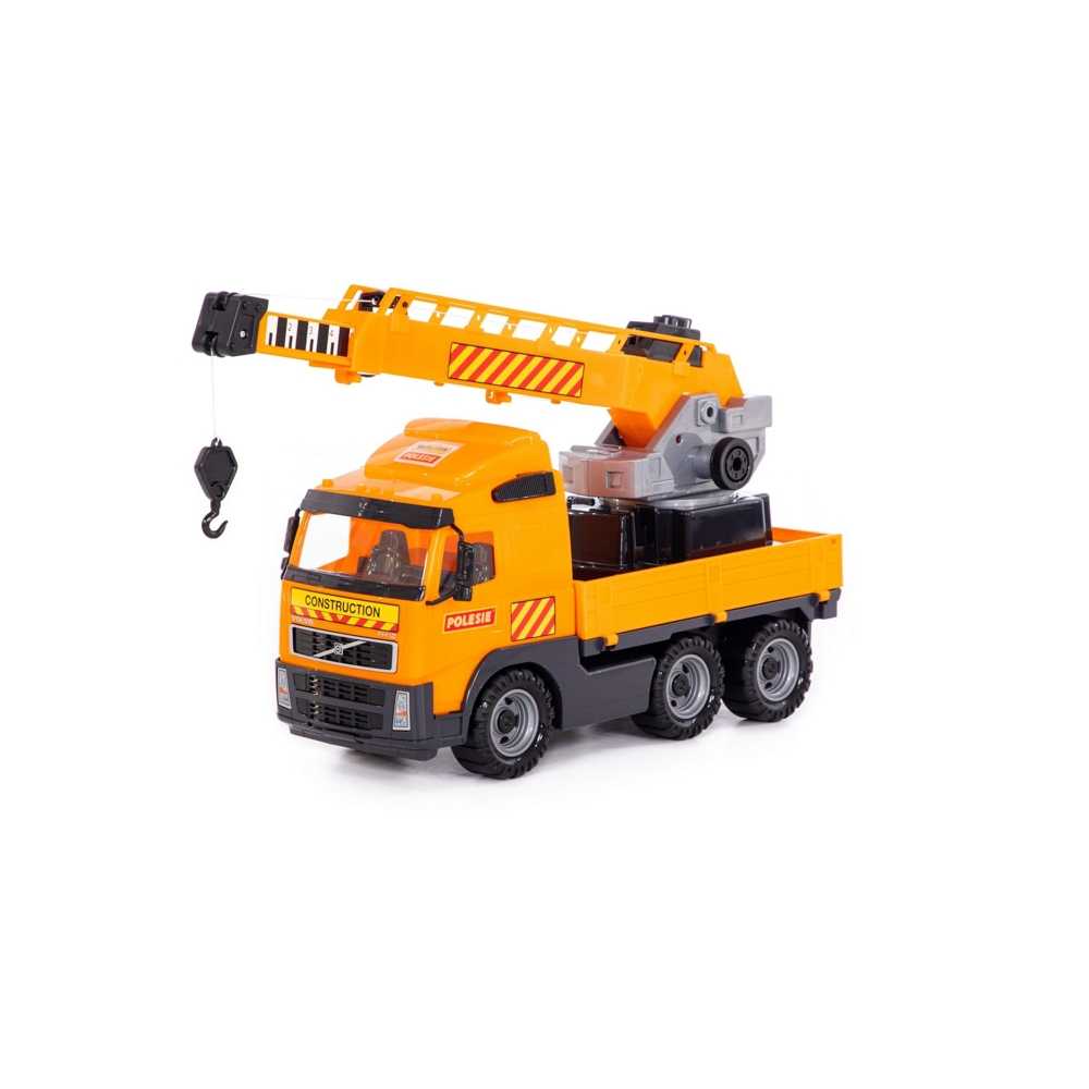 Camion cu macara, Volvo PowerTruck, Wader, 72 x 19 x 32 cm