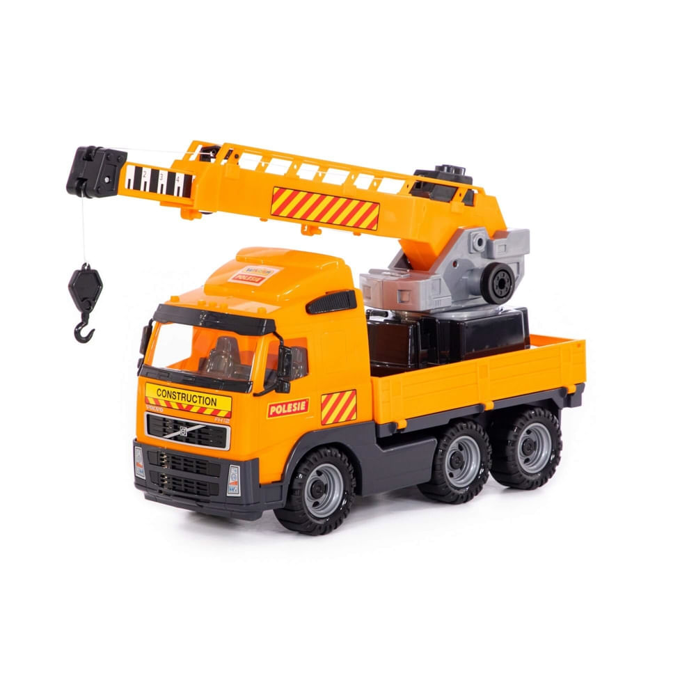 Camion cu macara, Volvo PowerTruck, Wader, 72 x 19 x 32 cm - 4 | YEO