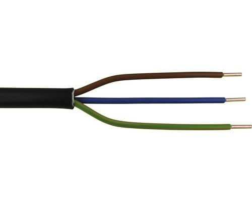 Cablu ignifug, colac 100 m, 3 x 2.5 mm, negru