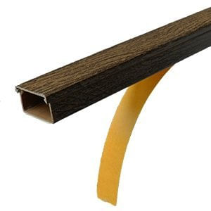 Canal cablu, adeziv, mahon, 12 x12 mm, 2 m/buc, pachet de 10 buc., 20 m