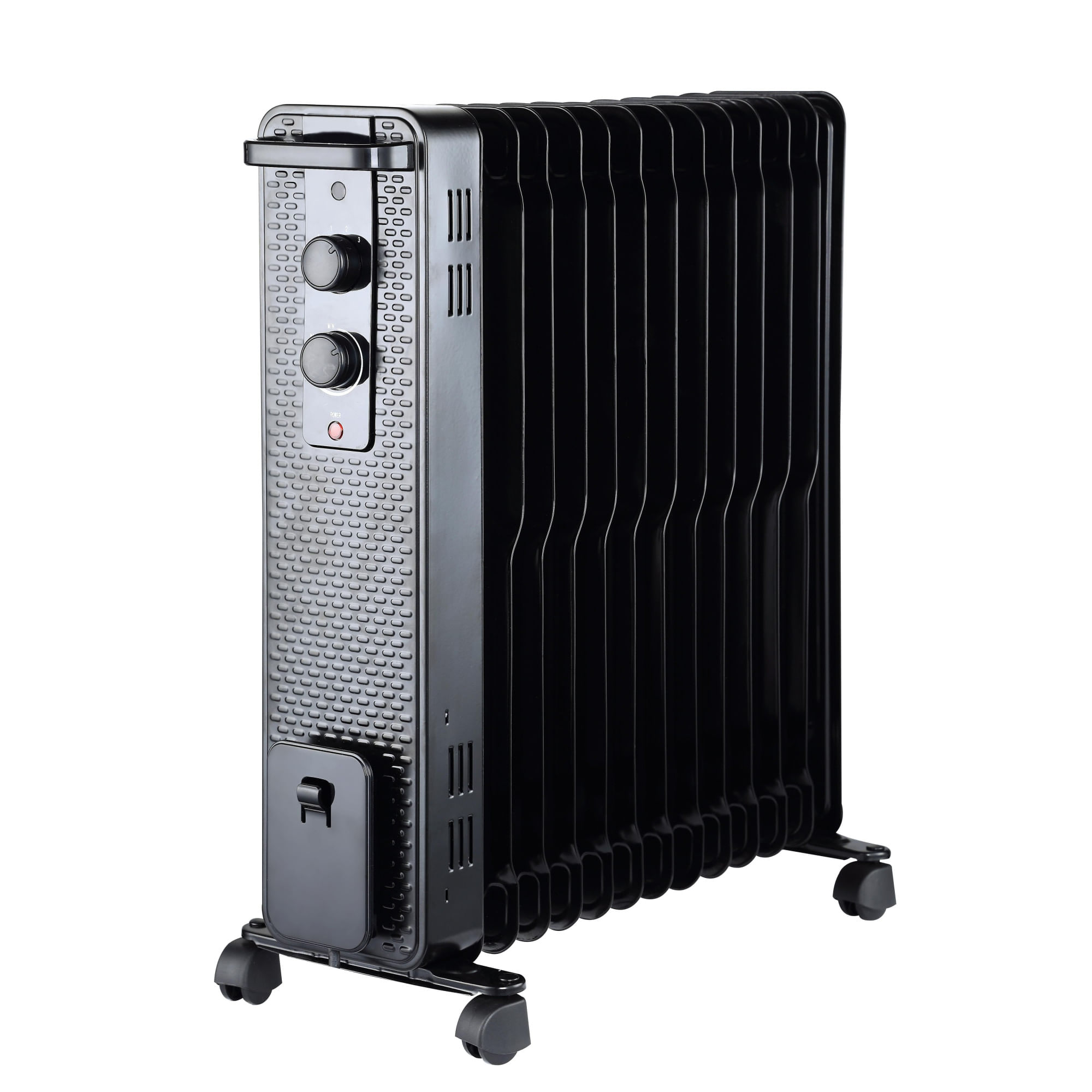 Radiator electric, 3000 W, 635 x 250 mm, 13 elementi, negru
