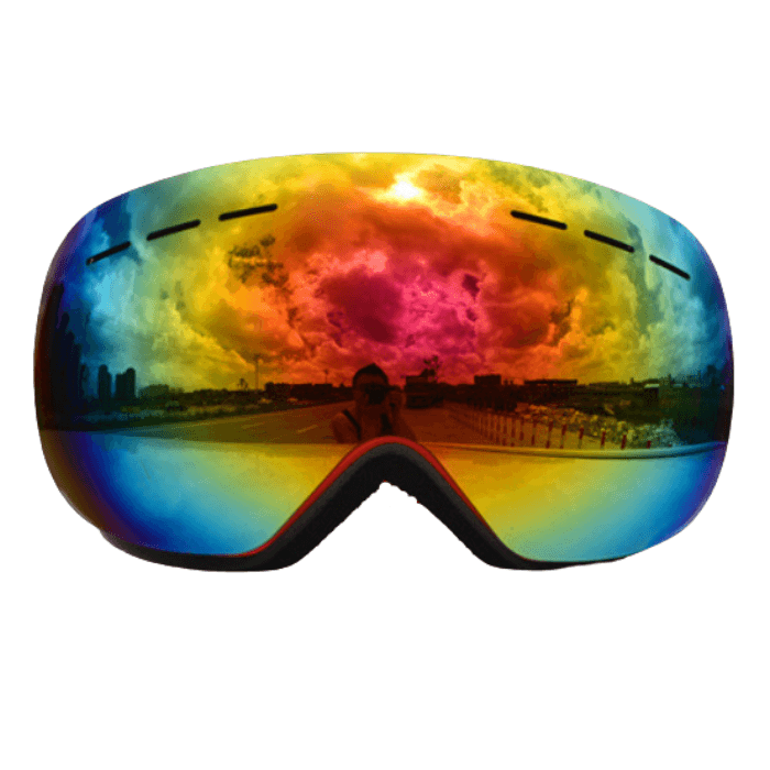 Ochelari pentru ski, snowboard, CRT, Pro Snow, lentile duble, demontabile, ventilatie