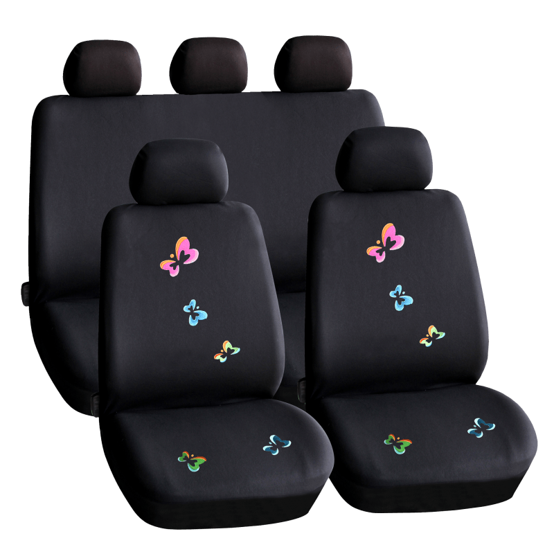 Huse universale pentru scaune auto, cu fluturasi