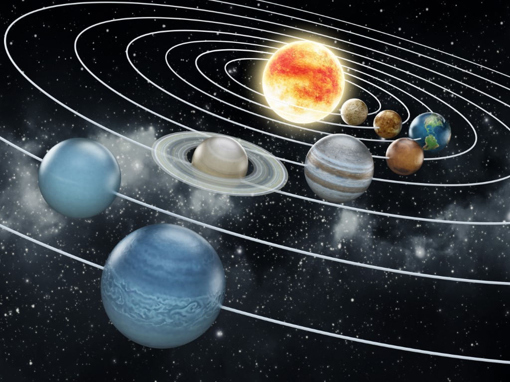 Tablou canvas Sistem solar, univers