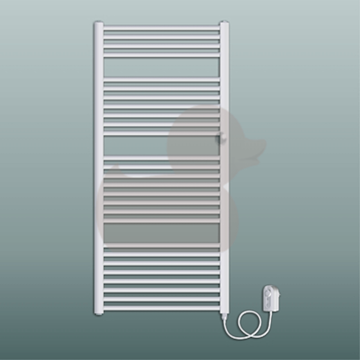 Radiator baie electric Elvl KDE, alb, 94 x 45 cm