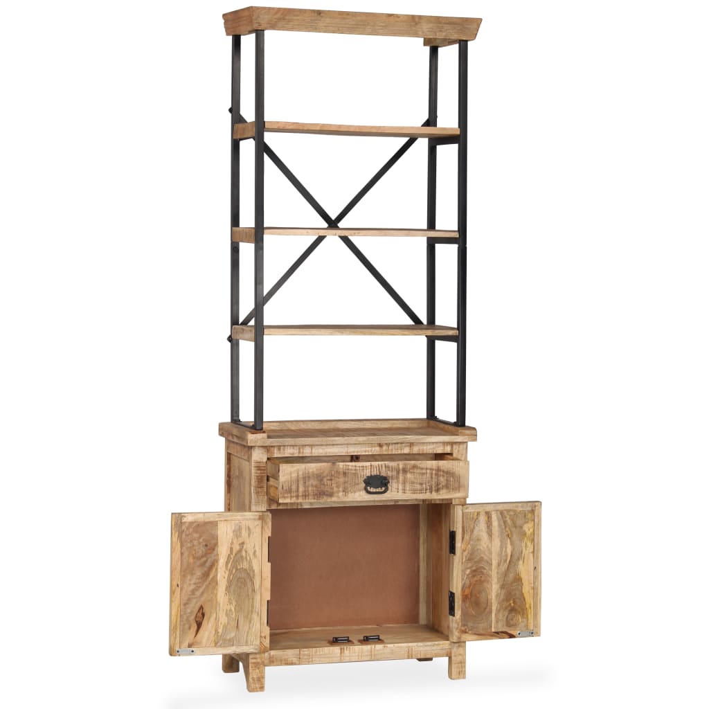 Servanta cu etajere, Lemn masiv de mango 65 x 30 x 180 cm — imaginea 8
