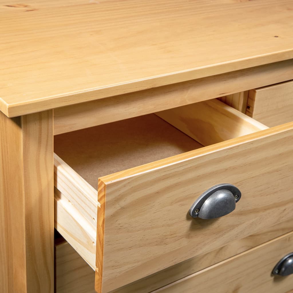 Servanta Hill, 79 x 40 x 80 cm, lemn masiv de pin — imaginea 6