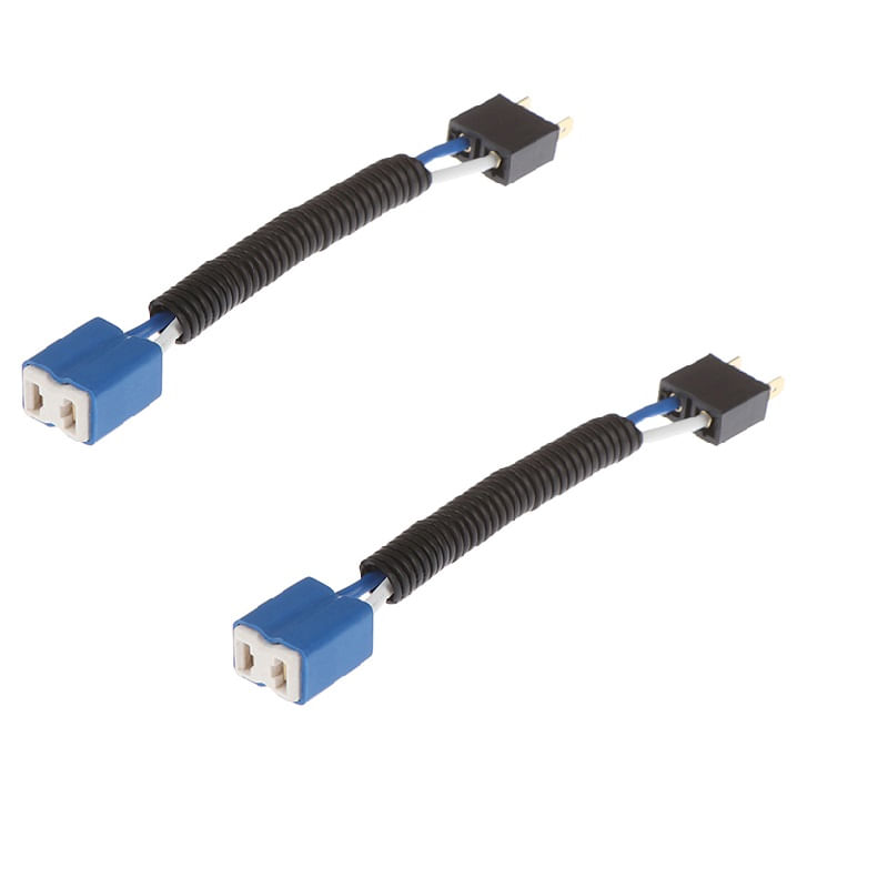 Set de 2 Mufe conversie de la H7 plastic la H7 ceramic cu fir