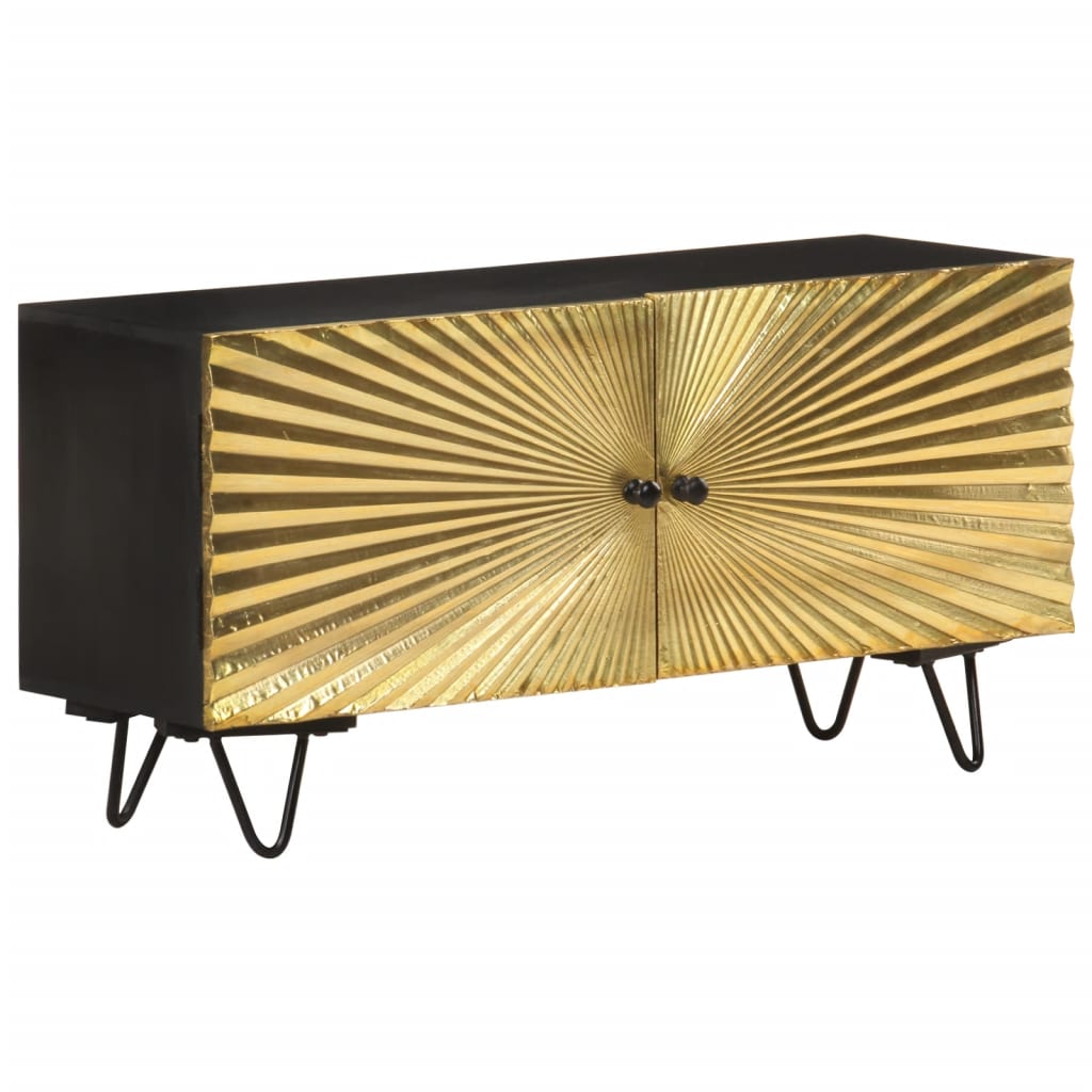 Comoda TV, 90 x 30 x 45 cm, lemn masiv de mango — imaginea 3