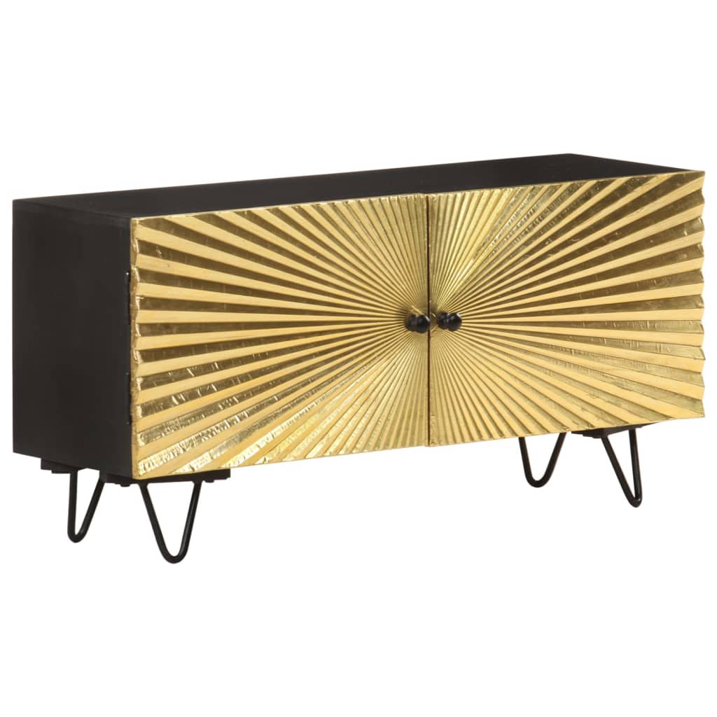 Comoda TV, 90 x 30 x 45 cm, lemn masiv de mango — imaginea 6