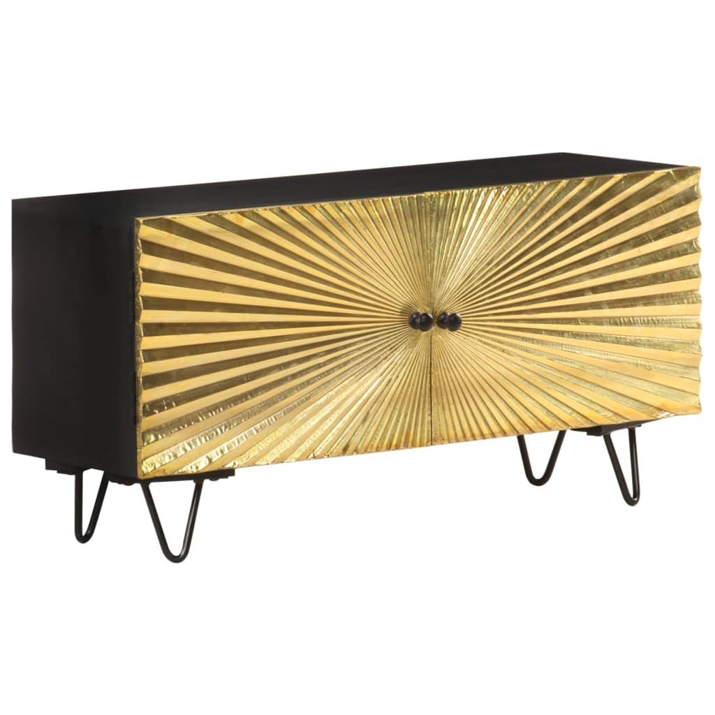 Comoda TV, 90 x 30 x 45 cm, lemn masiv de mango — imaginea 8