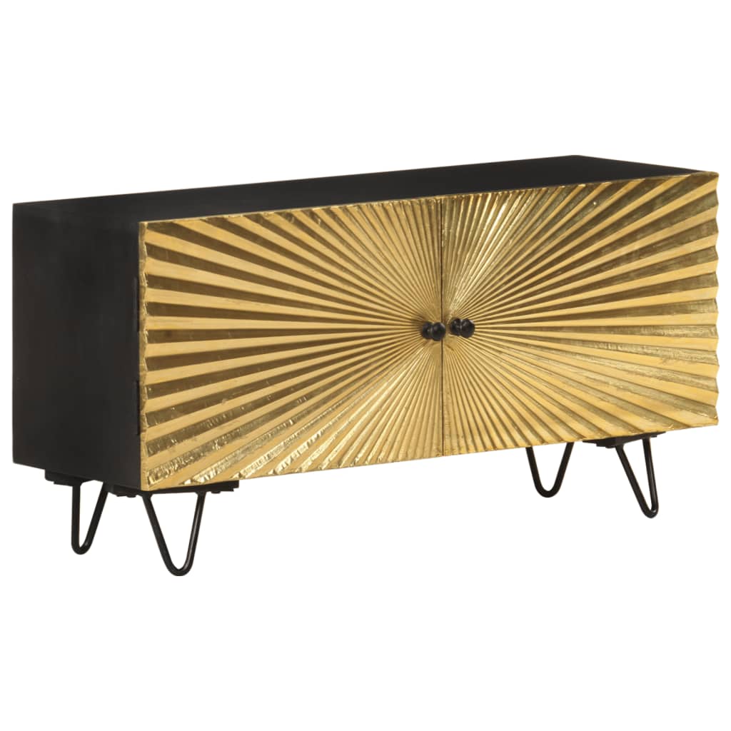 Comoda TV, 90 x 30 x 45 cm, lemn masiv de mango — imaginea 9