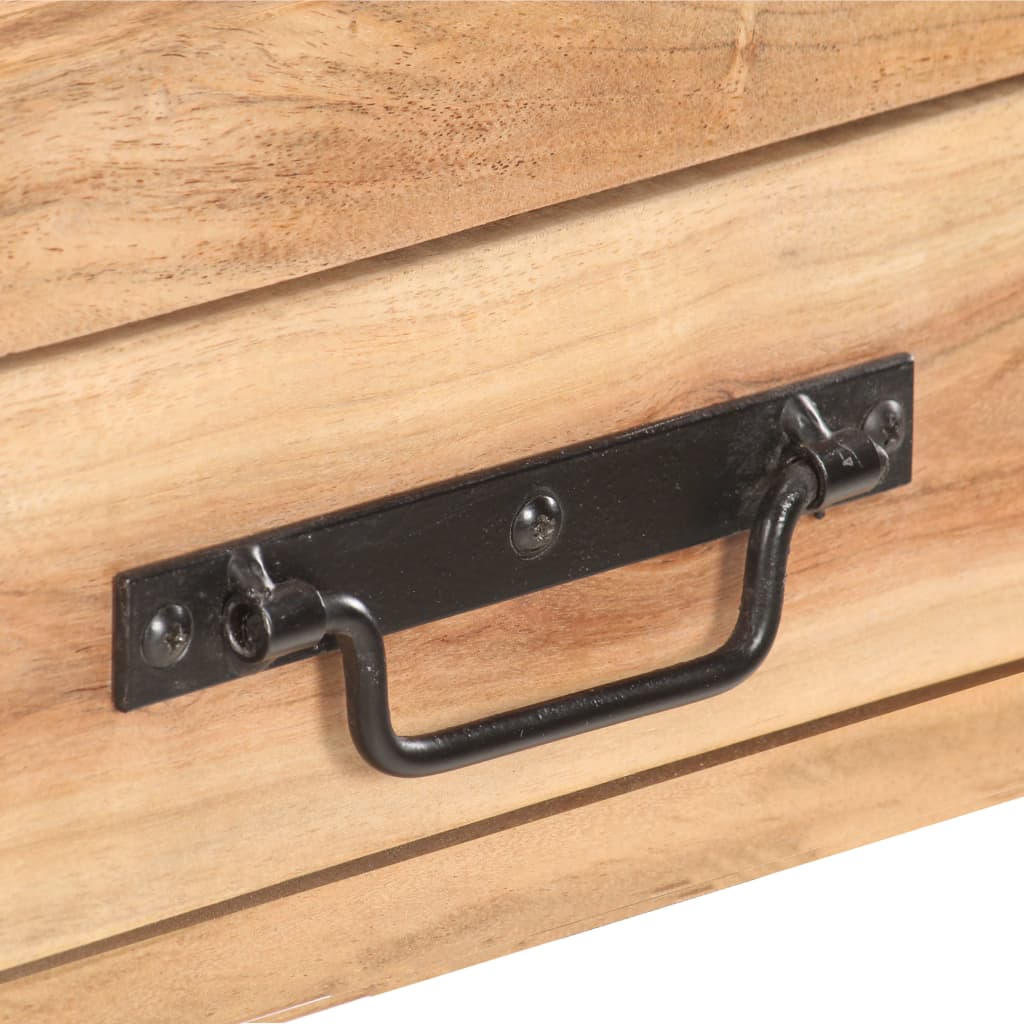 Servanta, 120 x 30 x 75 cm, lemn masiv de acacia — imaginea 2