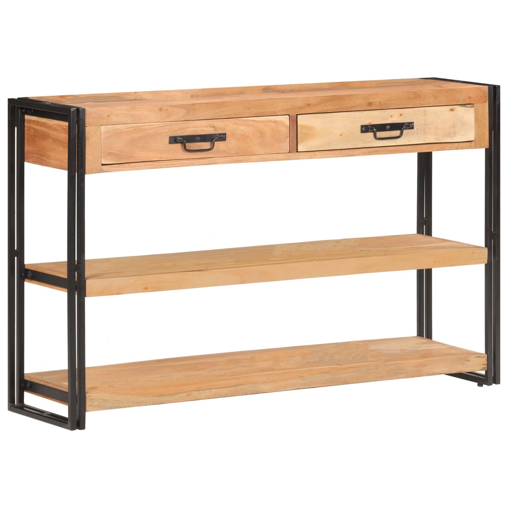 Servanta, 120 x 30 x 75 cm, lemn masiv de acacia — imaginea 3