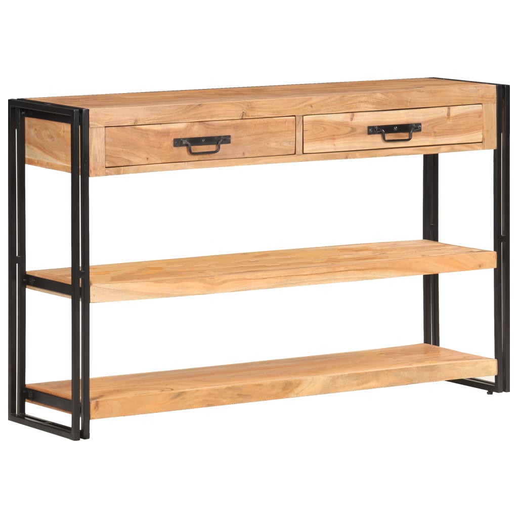 Servanta, 120 x 30 x 75 cm, lemn masiv de acacia — imaginea 6