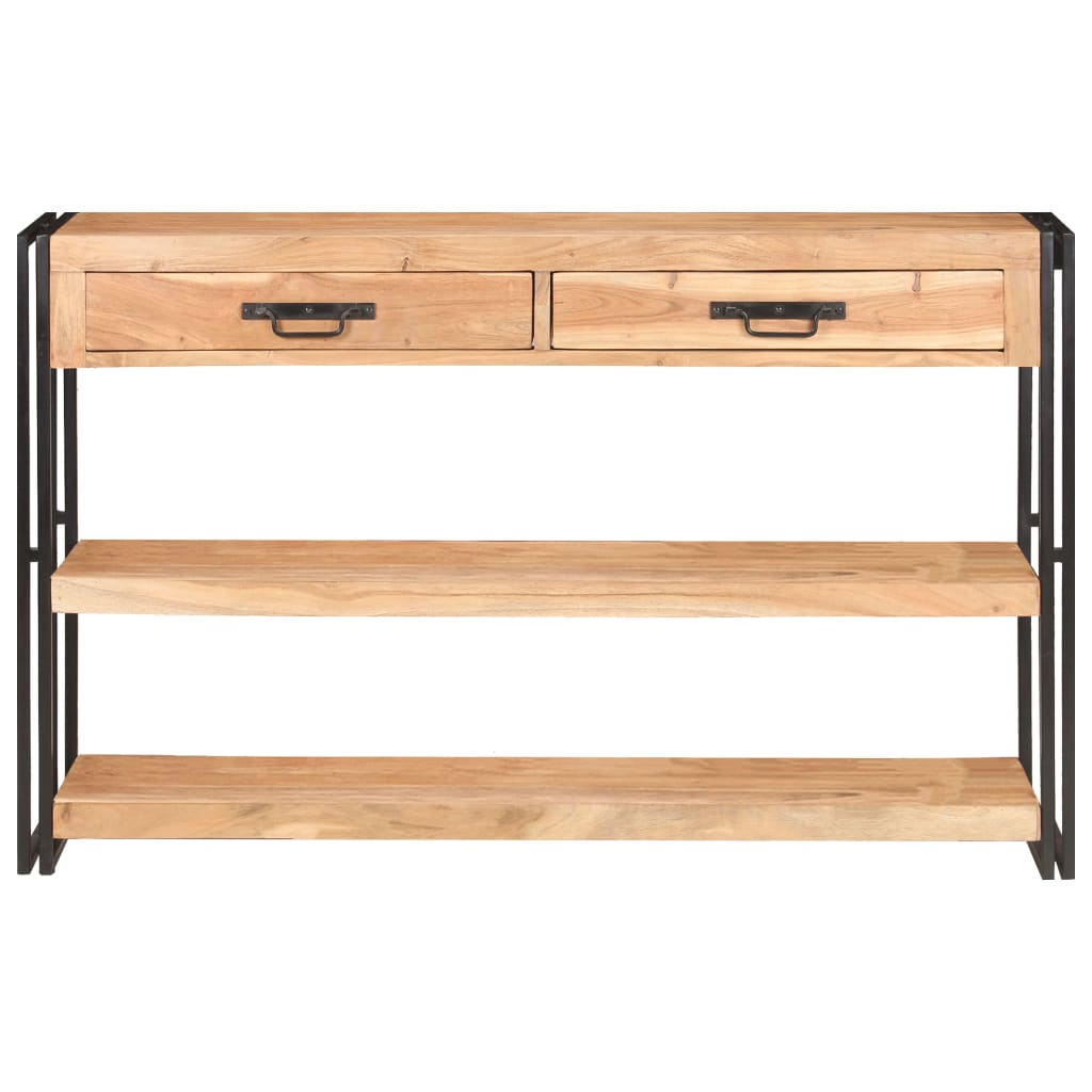 Servanta, 120 x 30 x 75 cm, lemn masiv de acacia — imaginea 7