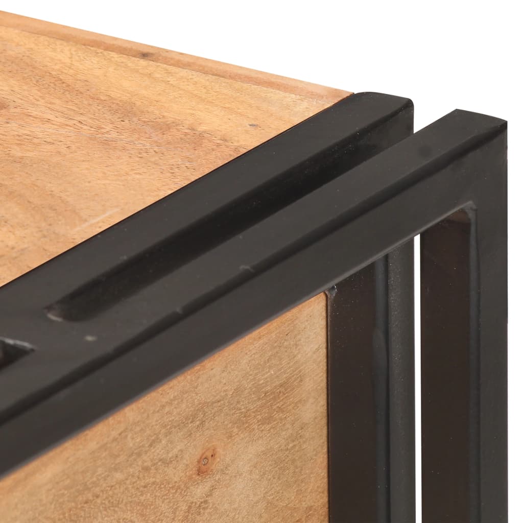 Servanta, 120 x 30 x 75 cm, lemn masiv de acacia — imaginea 10