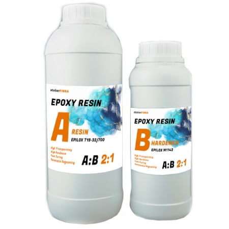 Rasina Epoxidica transparenta kit 1 kg baza + 0.5kg intaritor - 4 | YEO
