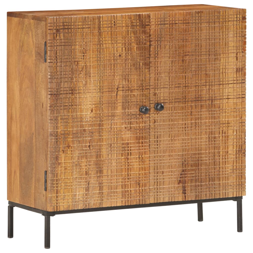 Servanta, 75 x 30 x 75 cm, lemn masiv de mango — imaginea 5