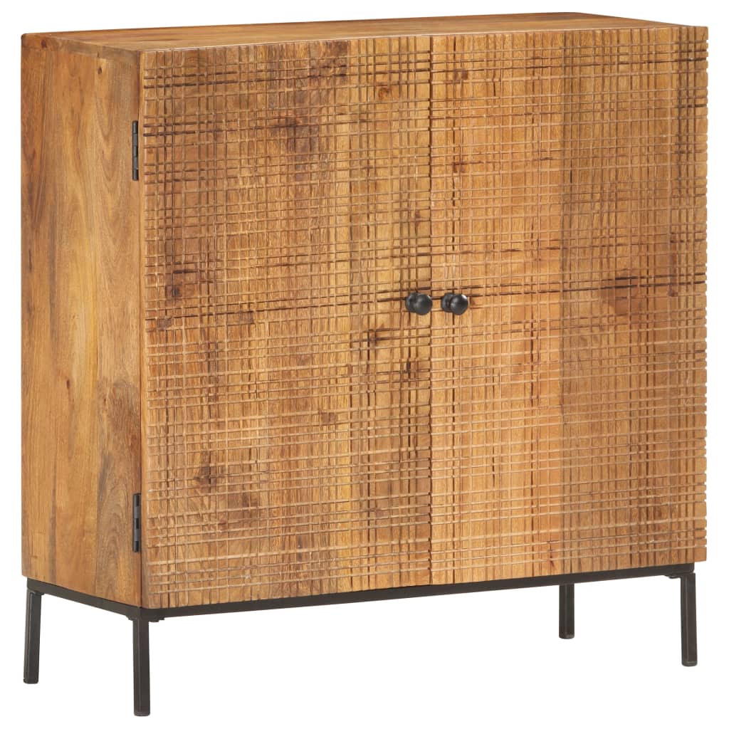 Servanta, 75 x 30 x 75 cm, lemn masiv de mango — imaginea 6