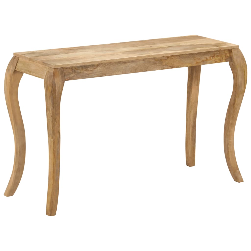 Masa consola, 118 x 38 x 76 cm, lemn masiv de mango — imaginea 7