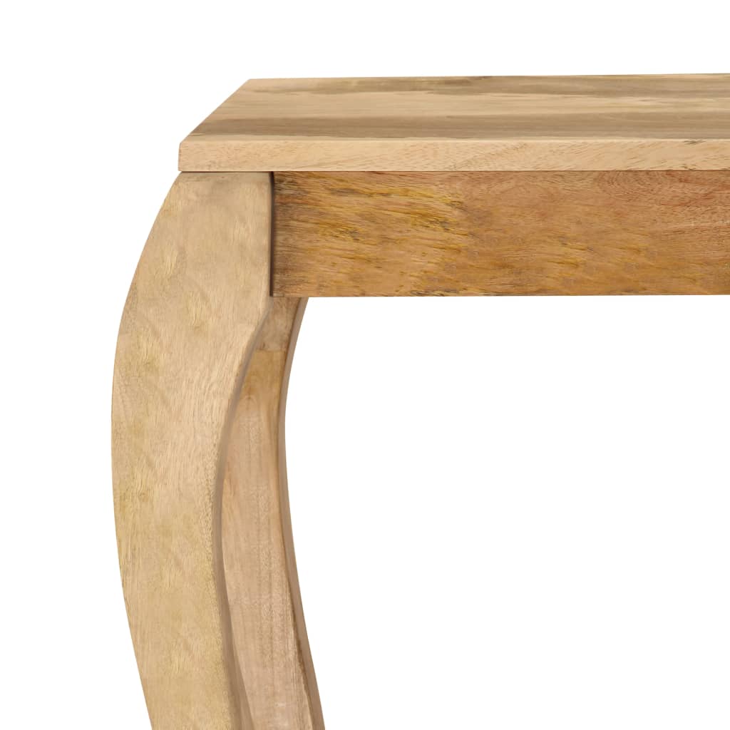 Masa consola, 118 x 38 x 76 cm, lemn masiv de mango — imaginea 8