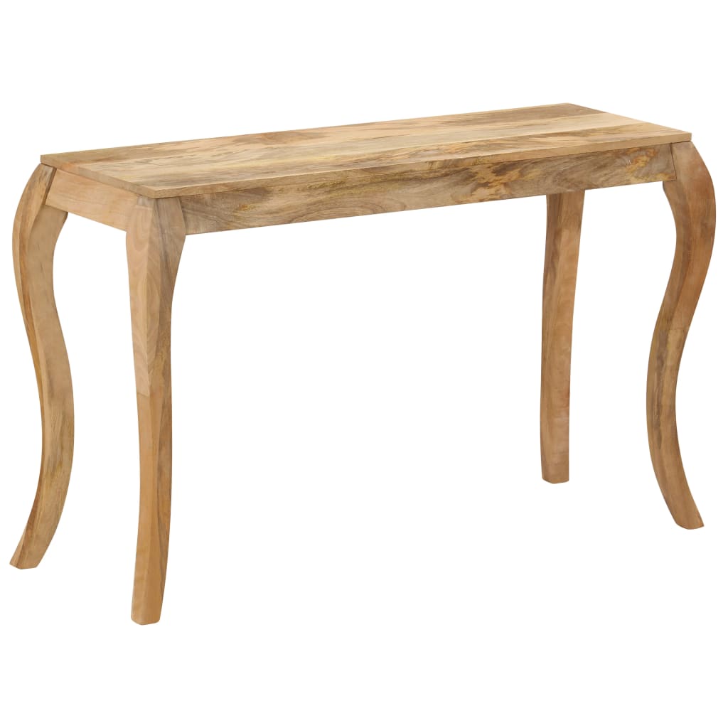 Masa consola, 118 x 38 x 76 cm, lemn masiv de mango — imaginea 9