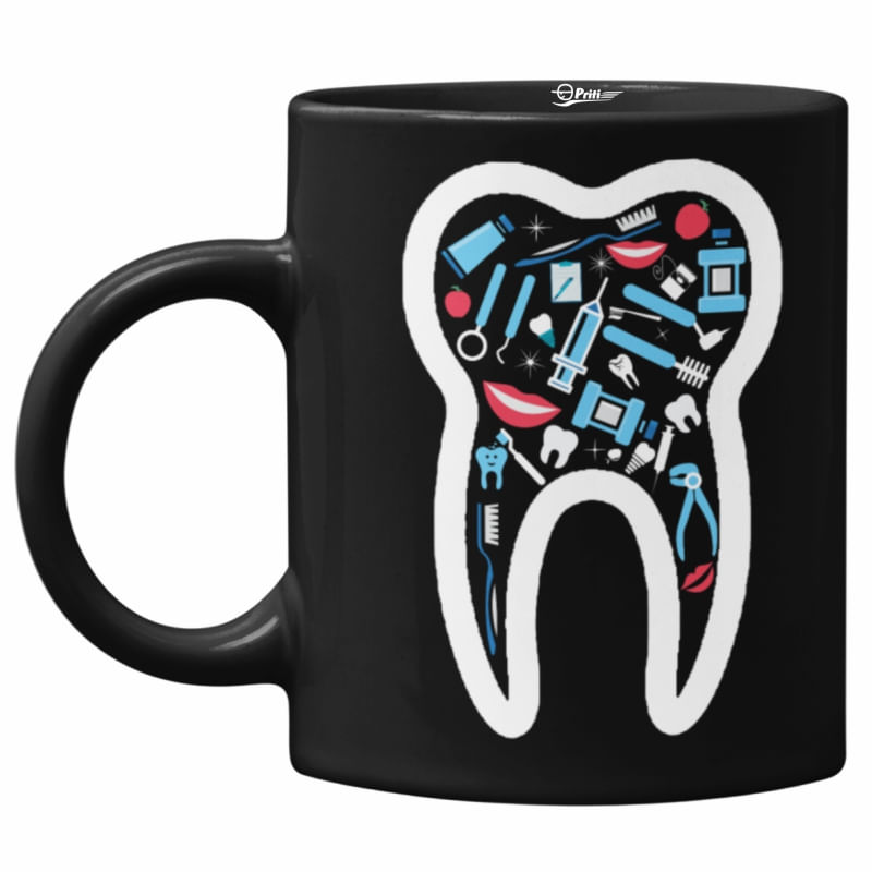 Cana neagra, dinte, pentru dentisti, Priti Global, 330 ml