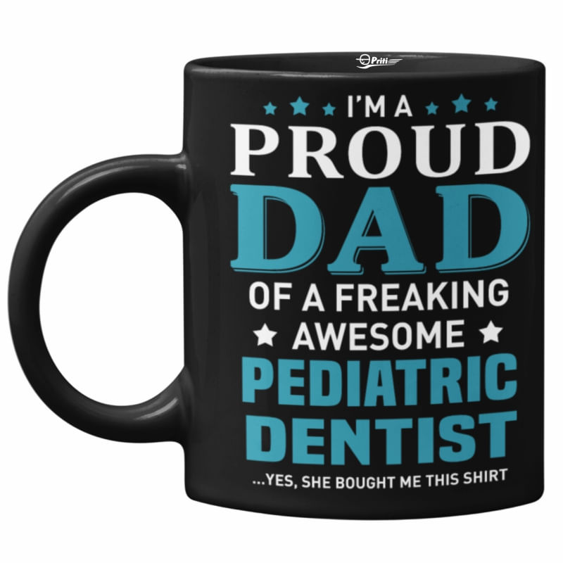 Cana neagra, Proud dad, Pediatric dentist, Priti Global, 330 ml