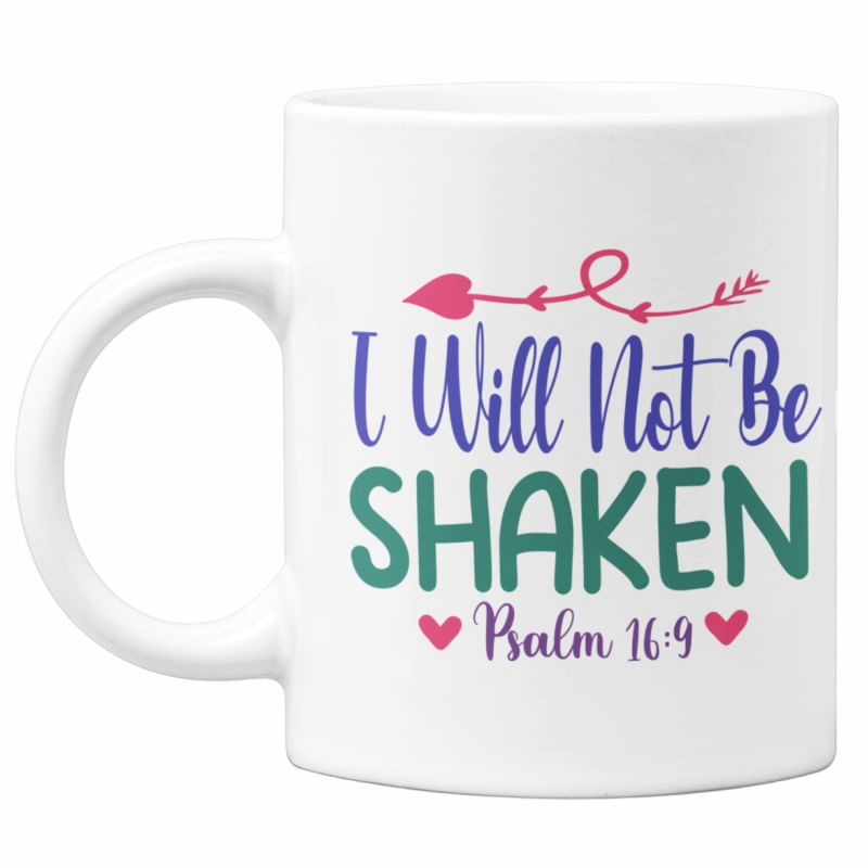 Cana I will not be shaken, Priti Global, Psalmul 16:9, 330 ml