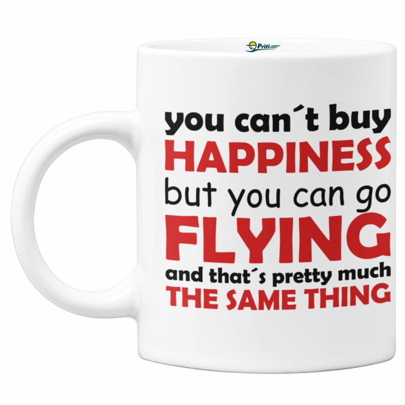Cana Happiness flying, Priti Global, pentru piloti, 330 ml