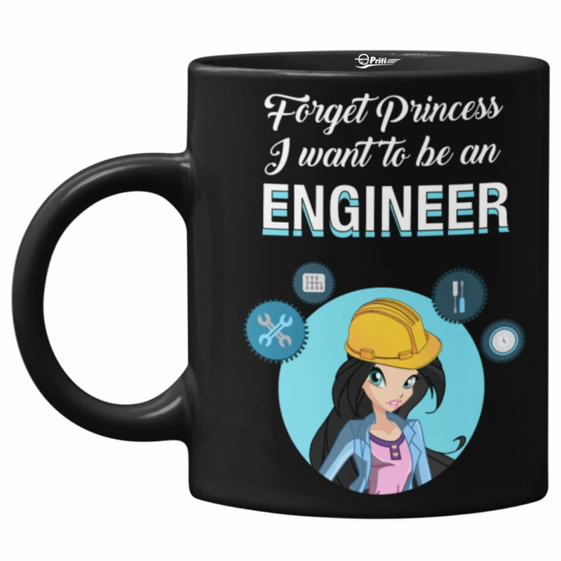 Cana neagra, Forget Princess, I want to be an engineer, Priti Global, 330 ml