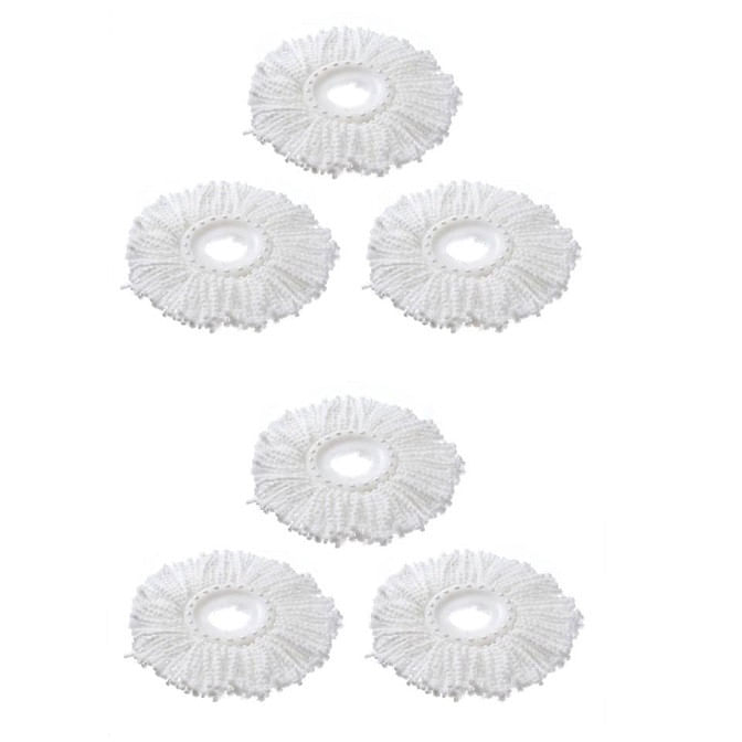 Set 6 Rezerve mop Easy Clean 360, microfibra, SKY ACTIV