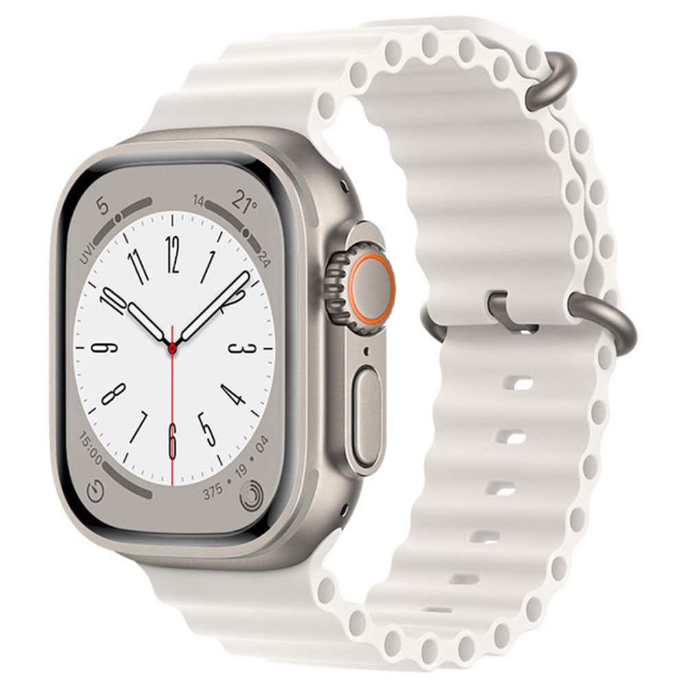 Curea din silicon pentru Apple Watch 1-8-SE, 38-41 mm, Breathe In