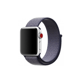 Curea pentru Apple Watch, 38-40mm, Bibilel material textil Curea pentru Apple Watch, 38-40mm, Bibilel Textil, Mov inchis, SUN-BBL4172