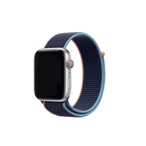 Curea pentru Apple Watch, 42-44mm, Bibilel Textil, Albastru, SUN-BBL4190
