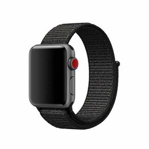 Apparel & Accessories Curea pentru Apple Watch, Bibilel, compatibil cu dimensiunea 42mm, Sport Band, Textil, Negru, BBL490