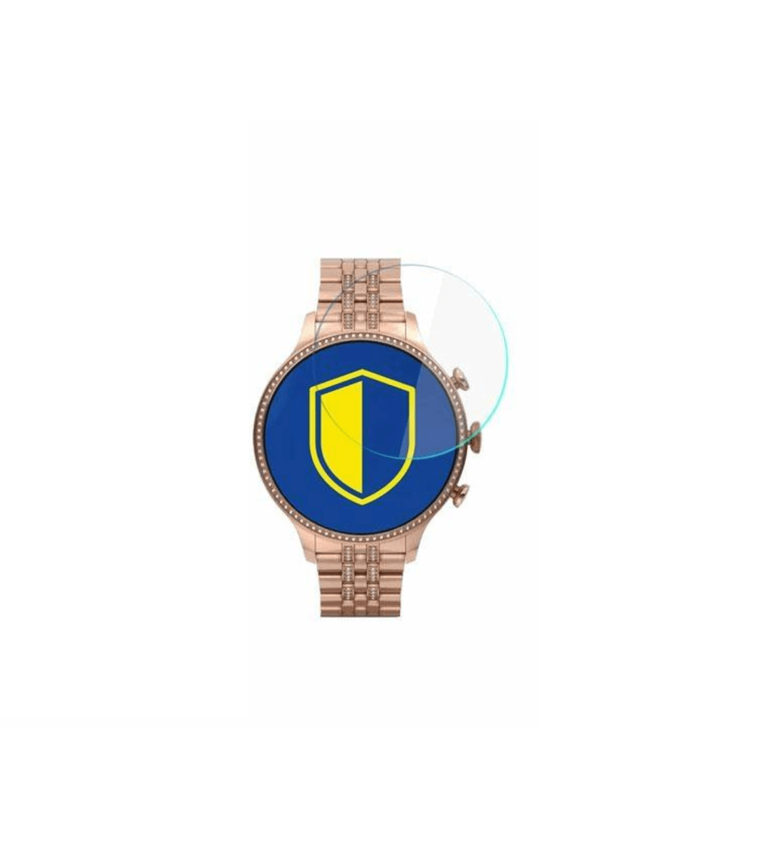 Folie de protectie sticla flexibila pentru Fossil Gen 6, 44 mm, Transparent, MON-BBL5623