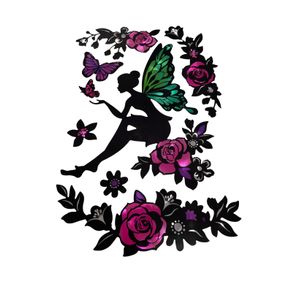 imagini cu flori de primavara si fluturi Sticker de perete Zana, Fluturi si Flori, 30 x 20 cm, Multicolor, JMB-BBL2929