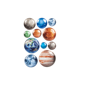 valerian si cele 1000 de planete online subtitrat Set stickere cu planete 3D, 11 planete autocolante decorative, 25x 14 cm, Multicolor, JMB-BBL4241