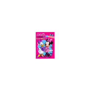 Media Carte A4 pentru copii, cu autocolante si pentru colorat, Minnie , 30 pagini, Multicolor, JMB-BBL3823