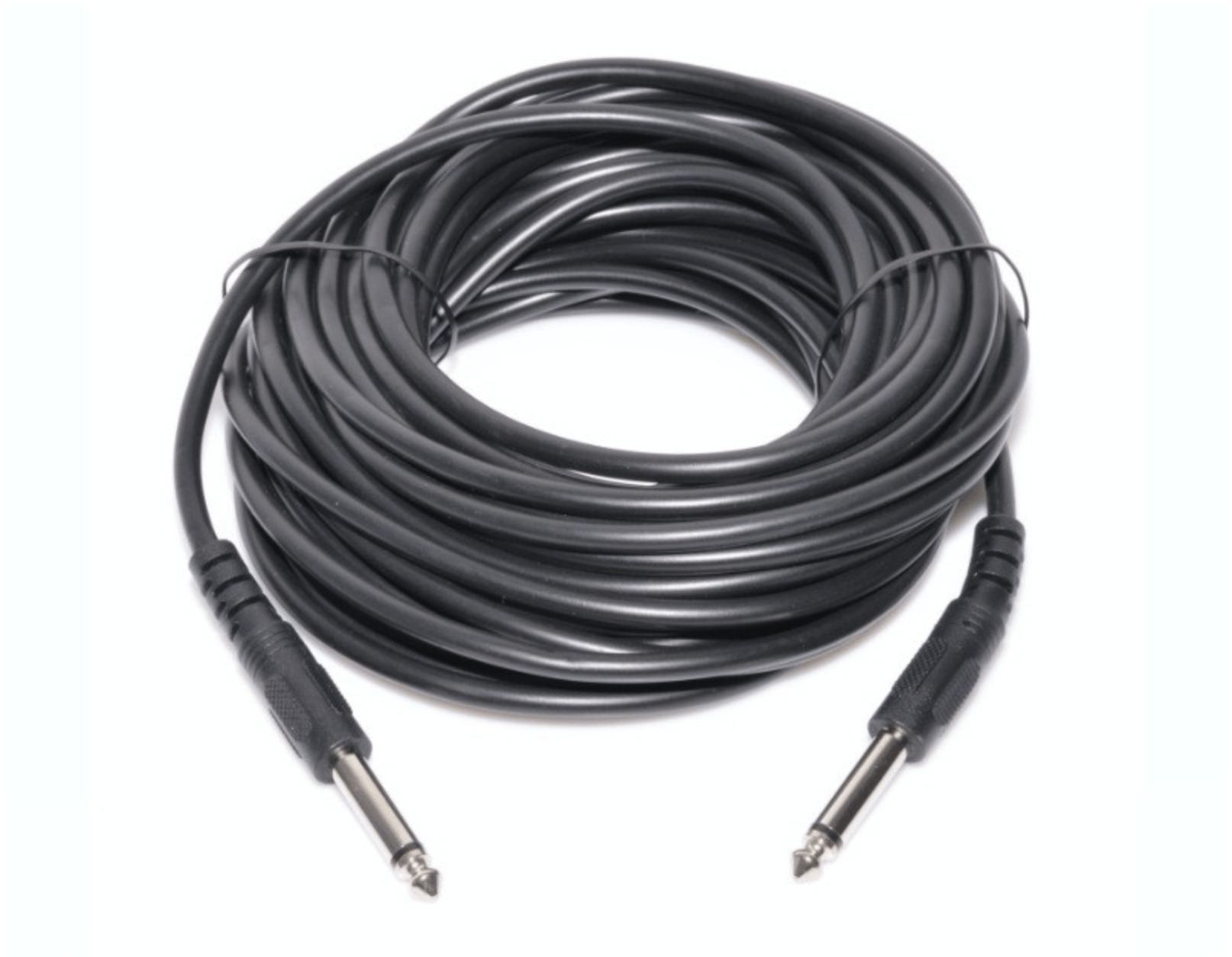 Cablu audio Jack 6.3 mm tata la Jack 6.3 mm tata, 5 m, Negru, AXT-BBL3960