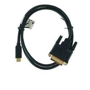 Electronics Cablu video USB-C la DVI-D 24+1 pini, 1m, tata-tata, HDR, Lanberg, 4K-60Hz, negru, JMB-BBL7350