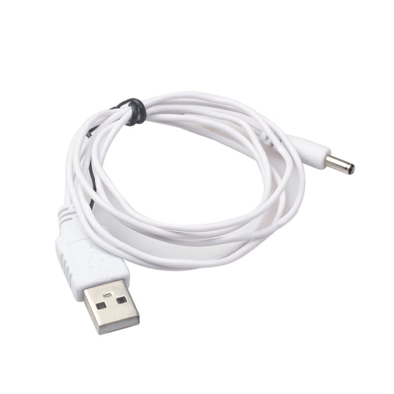 Cablu de alimentare USB 2.0 la DC 3.5 mm pentru Router TV, MP3, MP4, 100 cm, Alb, BBL1710