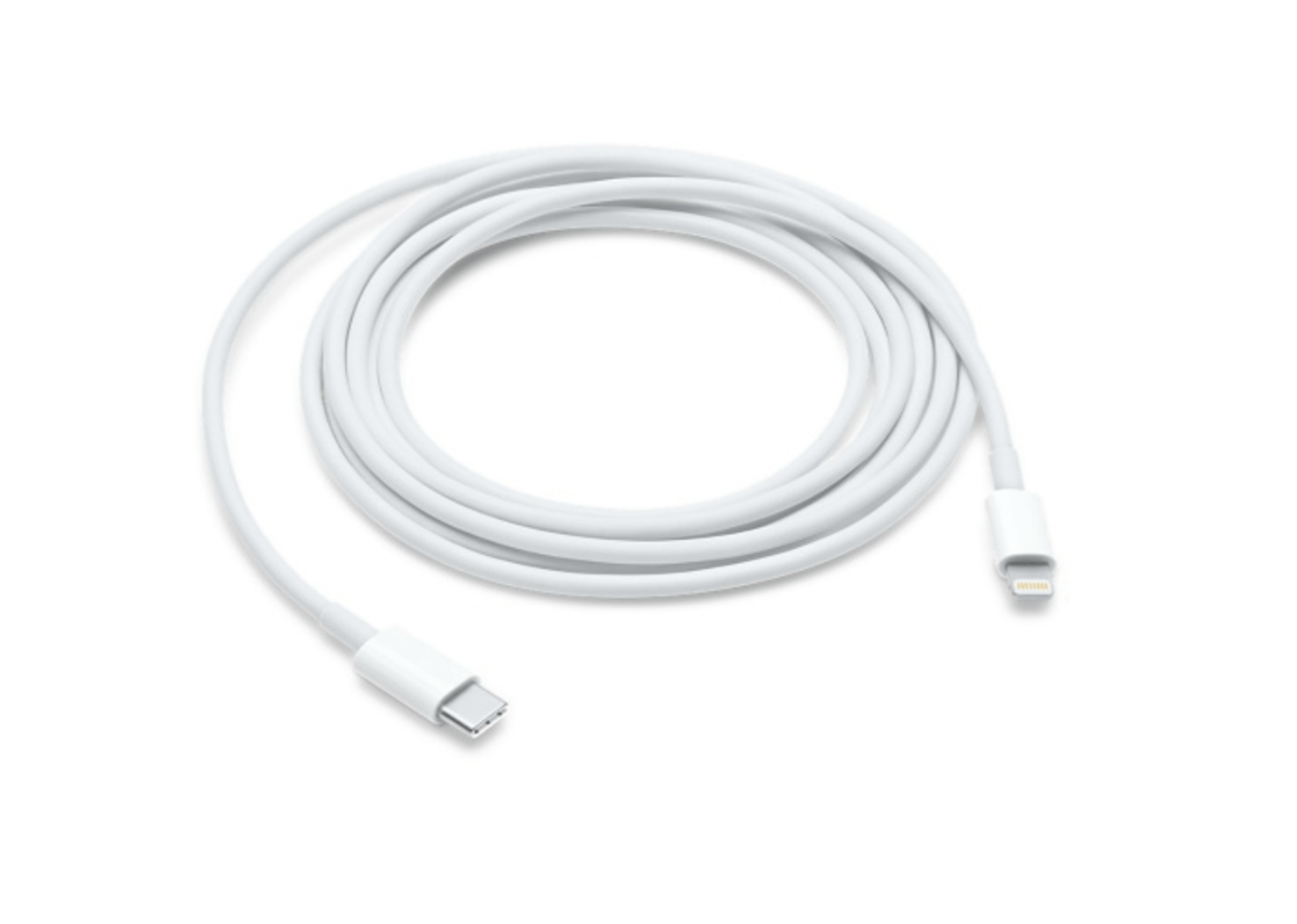 Cablu de date incarcare Apple original iPhone conector USB-C la Lightning, 1m, ambalaj original inclus, alb - 1 | YEO