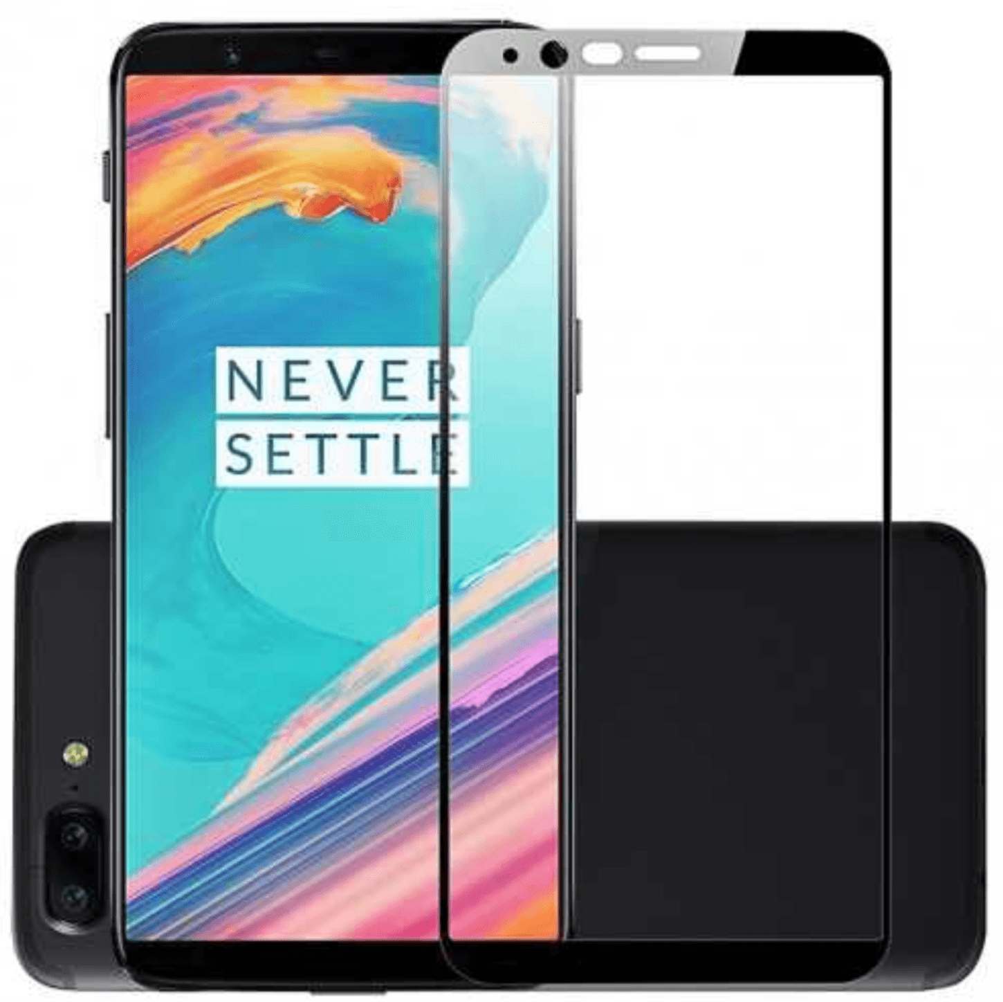 Folie protectie de sticla 9H pentru Oneplus 5T, negru, BBL289 - 1 | YEO