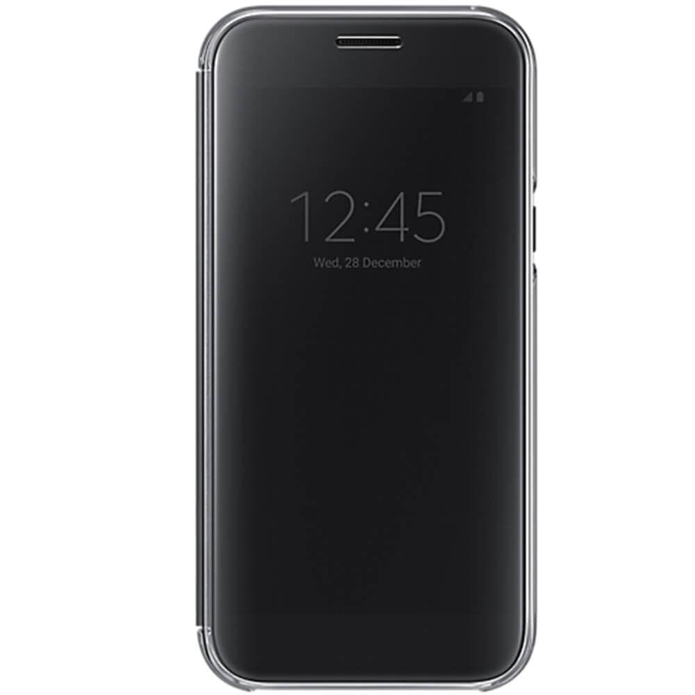 Husa flip cover, Mad Clear View Case, Samsung Galaxy A5 2017, negru, BBL161
