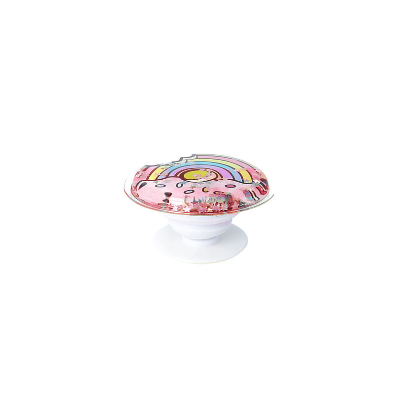 Popsocket cu suport pentru telefon sau tableta, Glitter Donut Unicorn, Multicolor, SEP-BBL6890