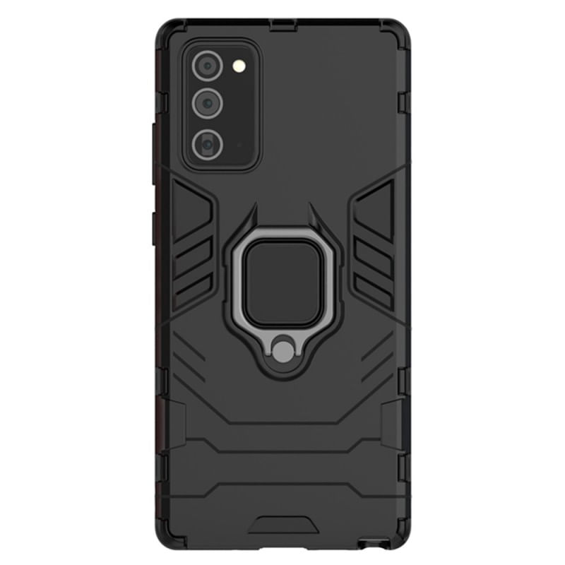 Husa, Huawei Nova Y70, cu inel si functie kickstand, Defender, Negru, KOF-BBL6617