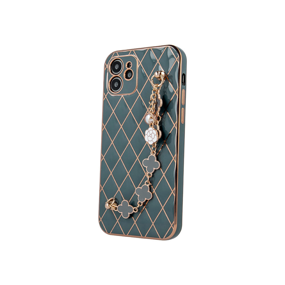 Husa, Samsung Galaxy A32 5G / M32 5G, Glamour Bling Hand Grip Bibilel, Verde, TLF-BBL5853